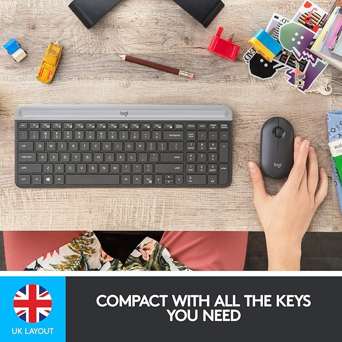Logitech MK470 Slim gamingstoreuae Logitech MK470 Slim gamingstoreuae
